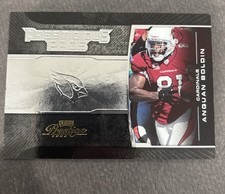 2008 Prestige Prestigious Pros Black 108/500 Anquan Boldin #PPR-18 Cardinals