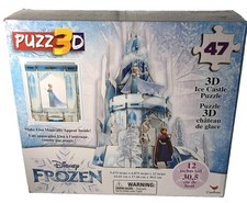 Disney Frozen 47 Piece 3D Ice Castle Puzzle Anna Elsa Kids Toy
