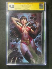 VAMPIRELLA FLORES MUERTAS #1 SS CGC 9.8 FIRMADO EJIKURE Variante Virgen LTD 400
