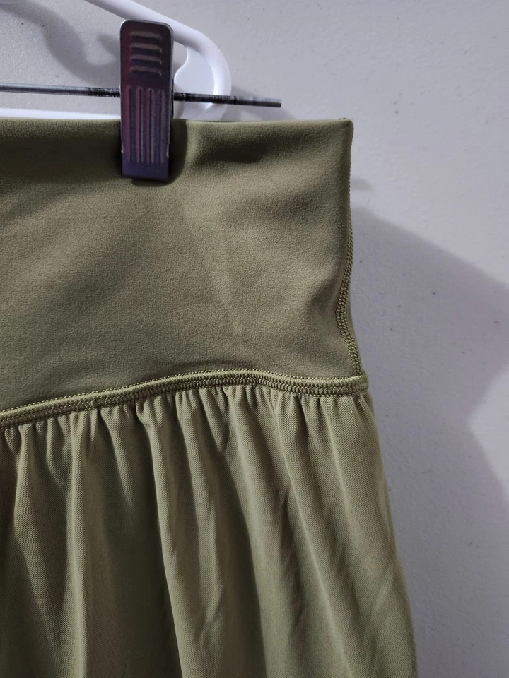 Шорты женские Lululemon 10 GRN Nulu с сеткой высокая посадка для йоги активные с подкладкой W7CHTS - Изображение 4 из 4