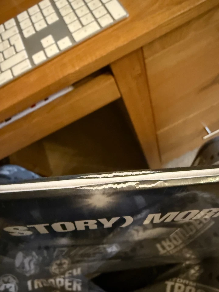 OASIS WHAT'S THE STORY MORNING GLORY? DOUBLE PEARL VINYL Damaged sleeve sealed 3 - Image 3 of 4