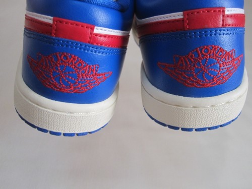 Nike Air Jordan 1 Low Women's 'Sport Blue Gym Red' Sneakers (DC0774-416 | 7.5) - Picture 7 of 15