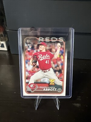 Andrew Abbott 2024 Topps Series 1 #214 Rookie Card RC Reds