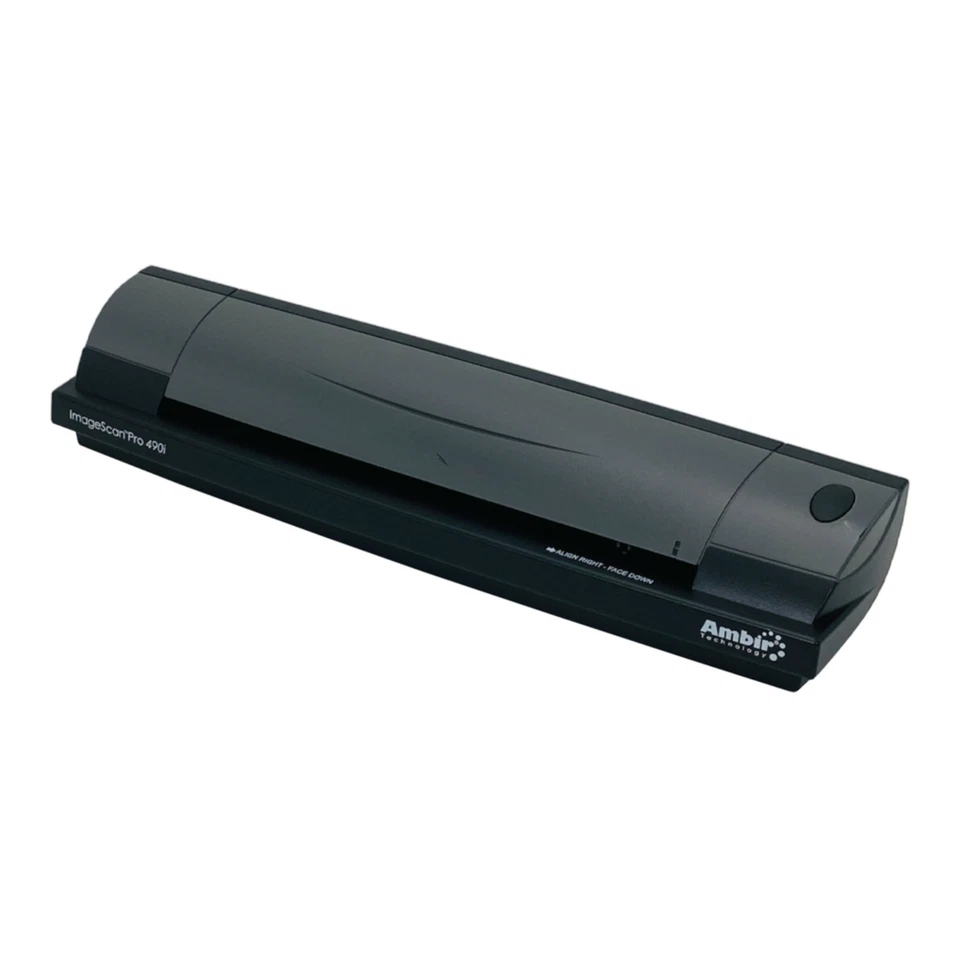 Ambir ImageScan Pro 490i Portable ID Card Scanner DS490 w/USB Cable - Image 2 of 4