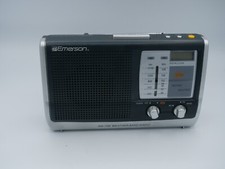 Emerson Portable AM/FM Weather Band Clock Radio Model RP6251