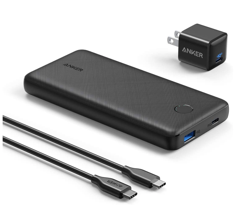 Anker Portable Charger PowerCore Essential 20000 PD (18W) Power Bank with 18W US Anker Portable Charger PowerCore Essential 20000 PD (18W) Power Bank with 18W US