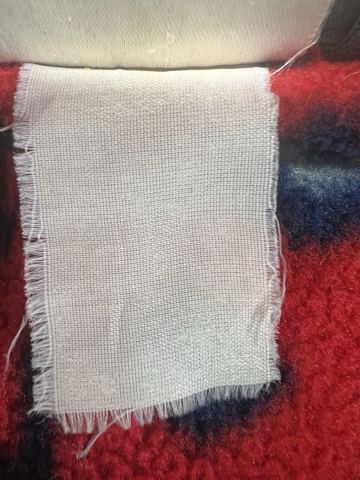 Chaqueta De Colección LL Bean Red Moose Bear Fish Polar Cremallera Completa SIN ETIQUETA DE TALLA LEER Foto 4 de 4