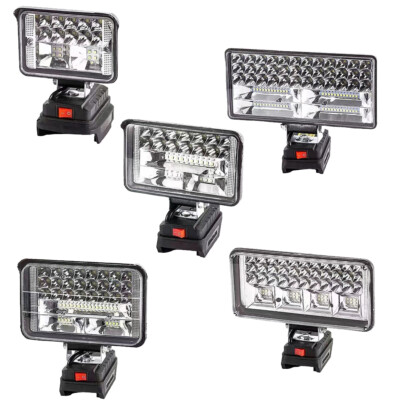 LED Licht Tragbare Akku Spotlights 18V Batterie Arbeit Angeln Handheld