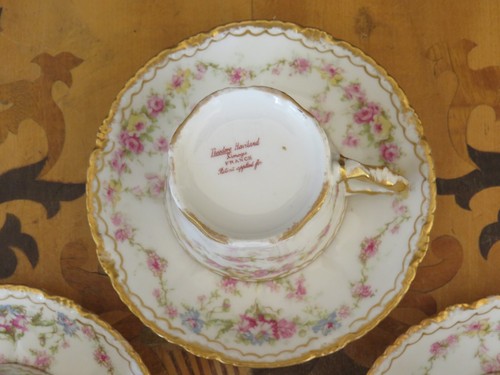 Theodore Haviland Limoges France Demitasse Coffee Set of 4 Cups & Saucers (1903) - Picture 15 of 24
