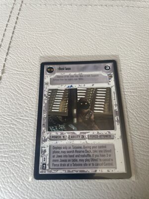 Aved Luun Jabba's Palace Star Wars Decipher CCG