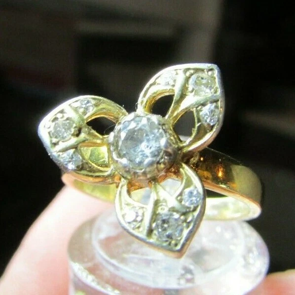 Flower cut hotsell diamond