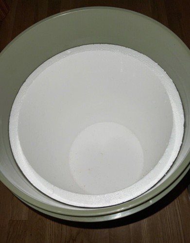 SNAP ON CAMOUFLAGE TALL ROUND INSULATED COOLER 21" 5 GALLON 18L GREEN HANDLE Exc - Picture 8 of 9
