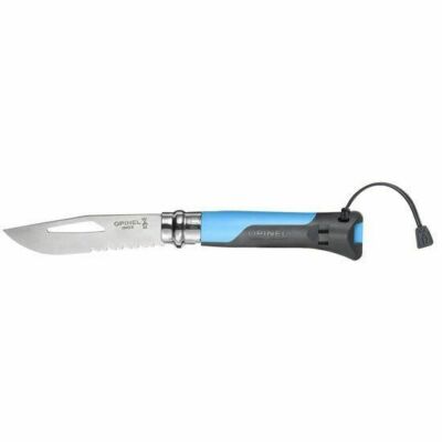 MESSER OPINEL OUTDOOR GRÖSSE NR. 8 FARBE BLAU WIE FOTO VIROBLOC 44160-16/6
