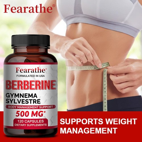 Premium Berberin HCL Extrakt 500mg, gesundes Cholesterin, Unterstützung des Körpermanagements - Bild 11 von 17