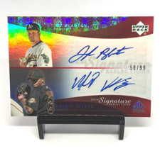 2005 Reflections Dual Signature Red /99 Joe Blanton Merkin Valdez #JBMV Auto