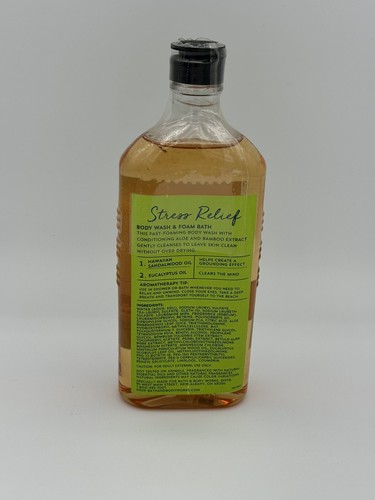 Bath & Body Works Aromatherapy Stress Relief Island Sandalwood Eucalyptus Wash - Picture 3 of 5