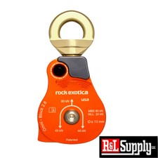 ROCK EXOTICA Omni-Block 2.6" Pulley single sheave block for 1/2 inch Rope 80Kn