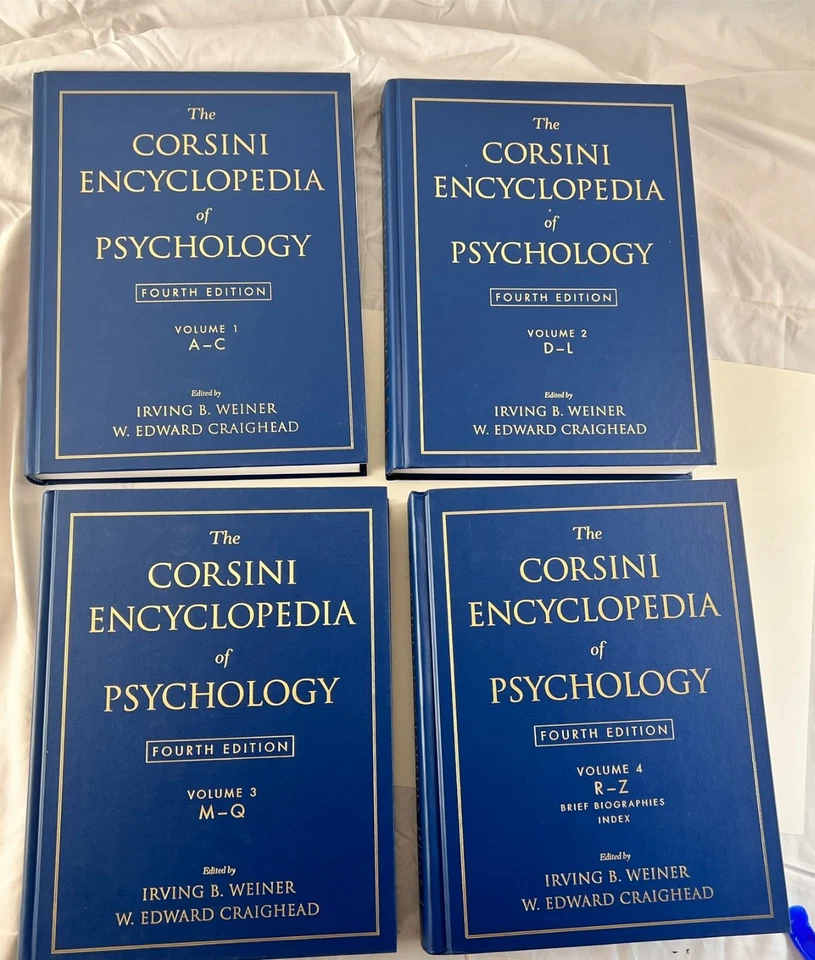 The Corsini Encyclopedia of Psychology and Behavioral Science 4 Vol Set 4th Ed. - Image 4 of 4