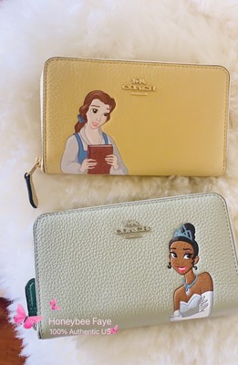 Disney Collaboration Coach Princess Tiana Wristlet Coach Tiana Purse