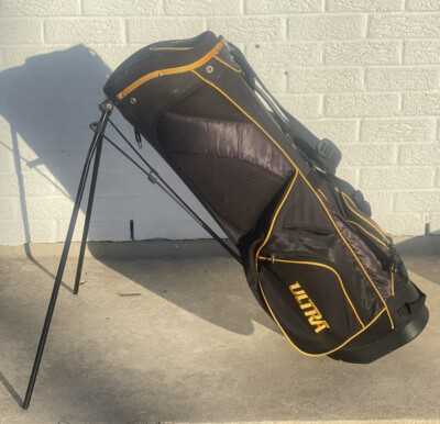 WILSON Ultra Black Cartbag 6 Divider Golf Club Bag, Shoulder