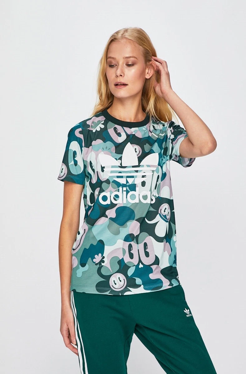 New Adidas Originals ART Tshirt Shirt camouflage cartoon Jacket DV2672 | eBay