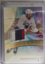 2020-21 SP Game Used #187 Philippe Maillet Washington Capitals /65