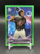 2022 Bowman Platinum Precious Elements #PR-19 Luis Matos - Green /99