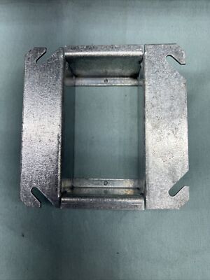 13 RACO 4'' Steel Square Cut Outlet Box Tile Wall Cover, Raised 1 1/2''.      A10