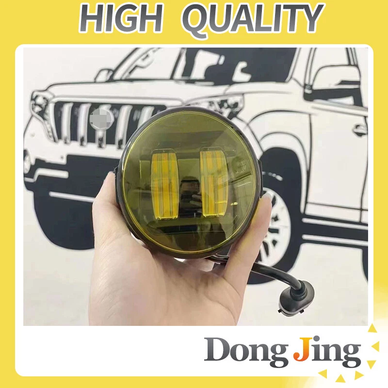 1 juego de luces antiniebla LED ámbar aptas para F150 F250 RAV4 ES250 Focus Mitsubishi Jeep Foto 4 de 4