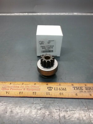 New J&N 220-12272 Starter Bendix Drive Gear Assembly. Delco 11T Drive Replacemen
