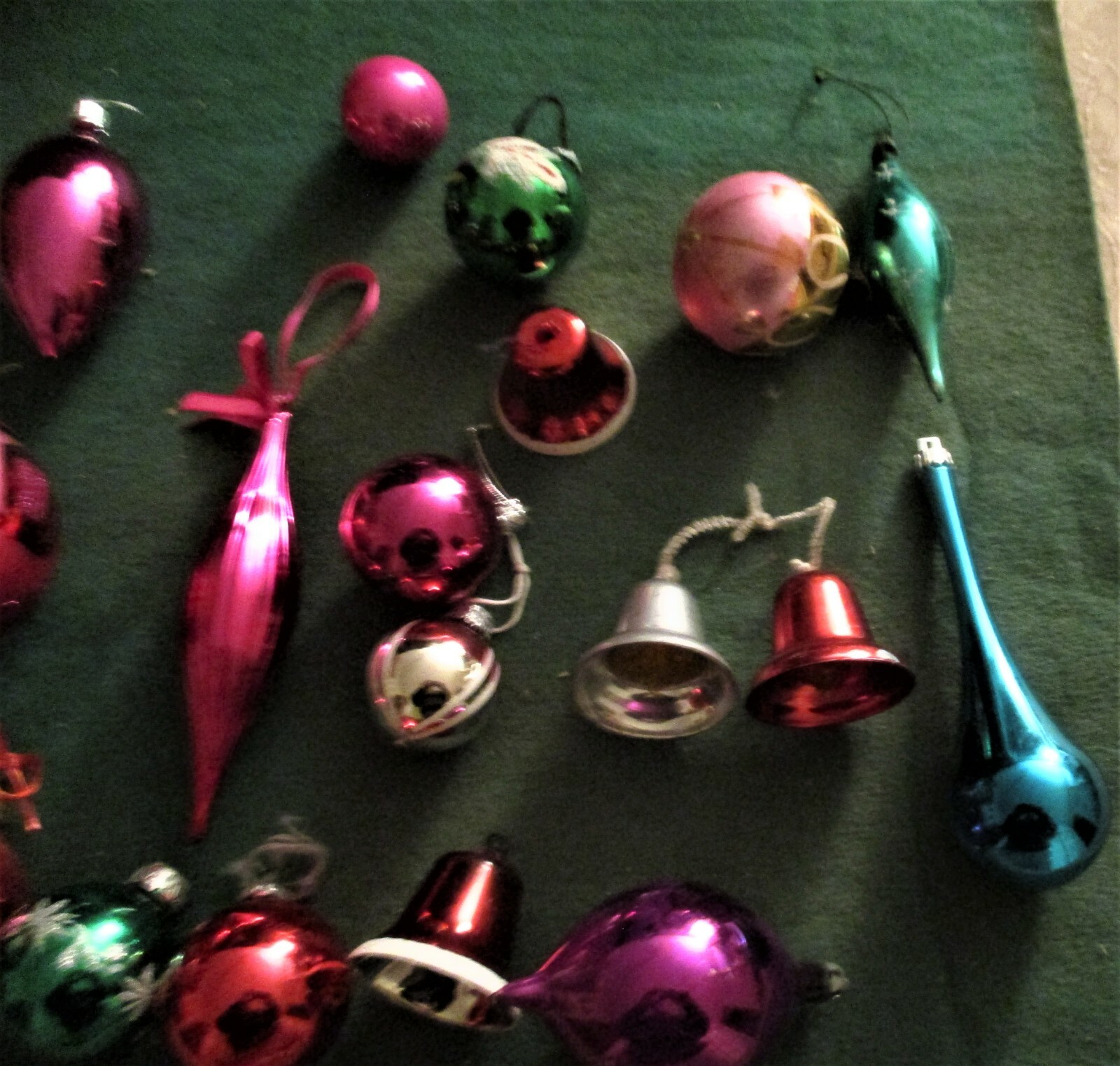 Retro Christmas Xmas Tree Baubles Decorations x 18 eBay