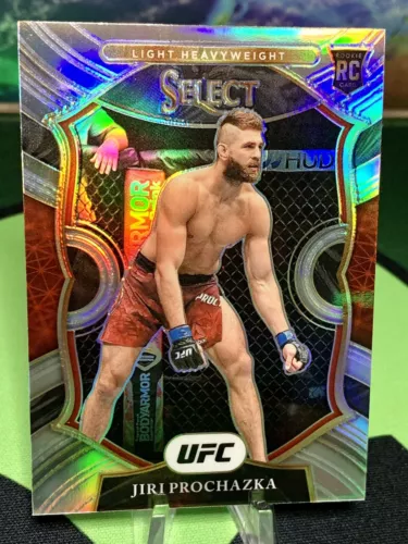2021 Panini Select UFC Jiri Prochazka Concourse Silver Prizm Rookie RC #35 