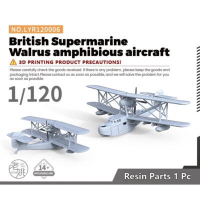 Yao's Studio LYR120006 1/120 British Supermarine Walrus Amphibious Aircraft