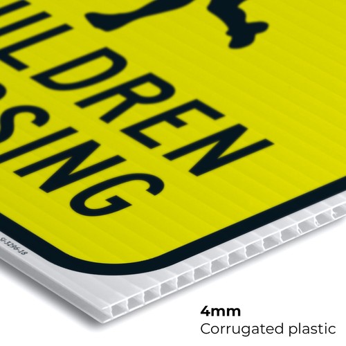 Slow Children Crossing Sign, Traffic Sign, - Picture 68 of 70