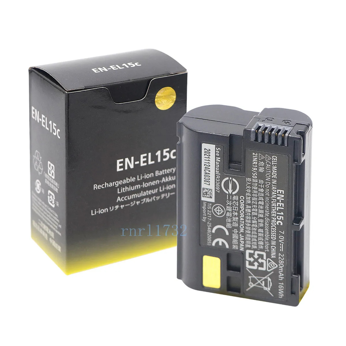NEW EN-EL15c Battery for Nikon Z5 Z6 Z6II Z7 II D850 D810 D750 Camera MH-25a