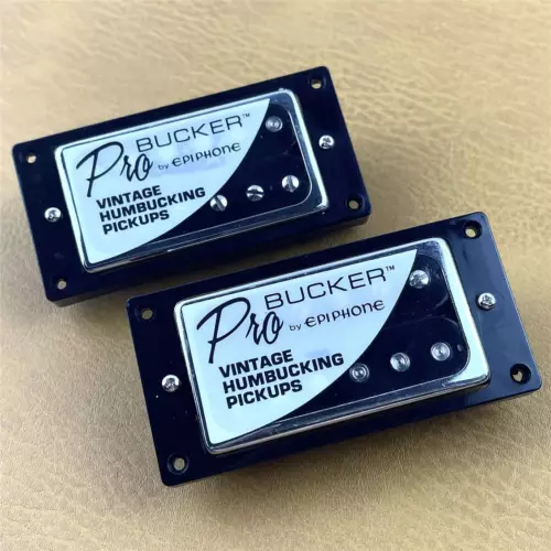 Pro Bucker Classic Plus Vintage Humbucker Pickups For Epiphone Les Paul Chrome