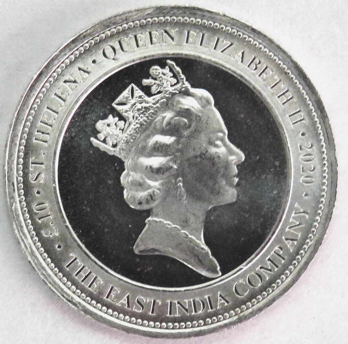 オ*ん様 ST. Helena 1ポンド 銀貨 鑑定済み ST. Helena 1ポンド 銀貨 鑑定済み 美術品・アンティーク