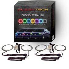 RGB Multi Color Changing LED Halo kit for 2004-2007 Chevrolet Malibu Headlights