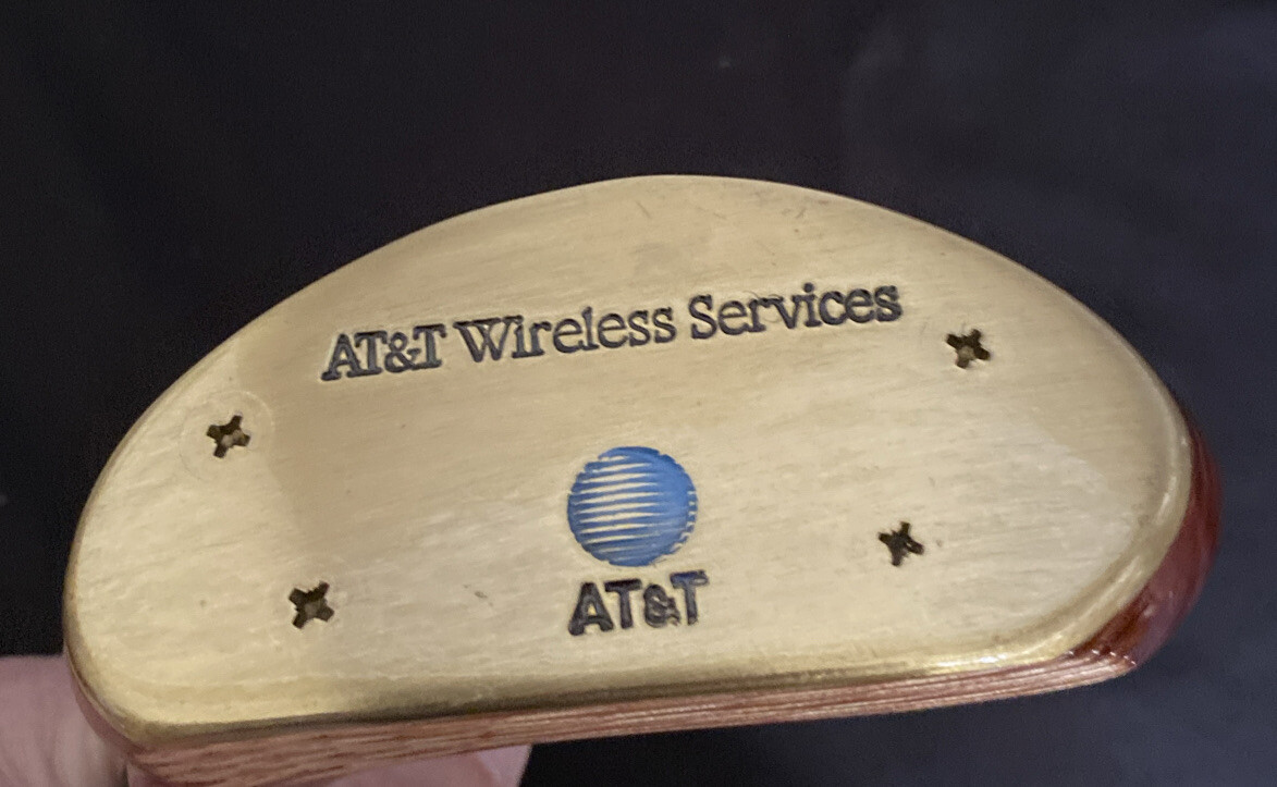J.B. Halley St. Andrew's Wooden Putter. AT&T Wireless