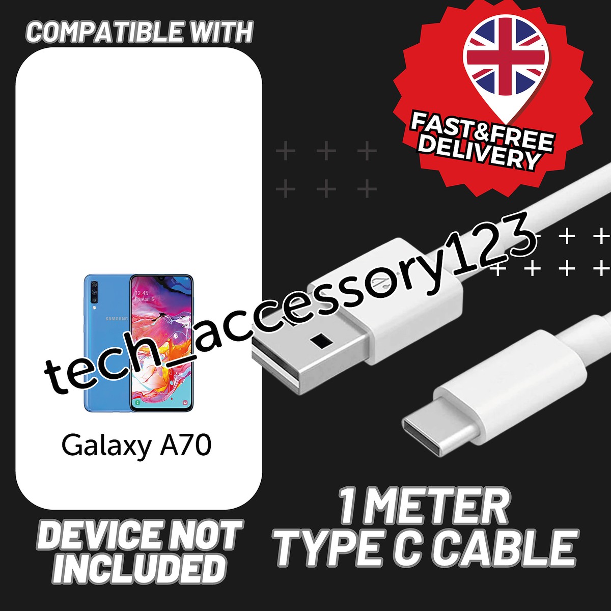High Quality Charger Cable For Galaxy A70 Fast Charge Your
