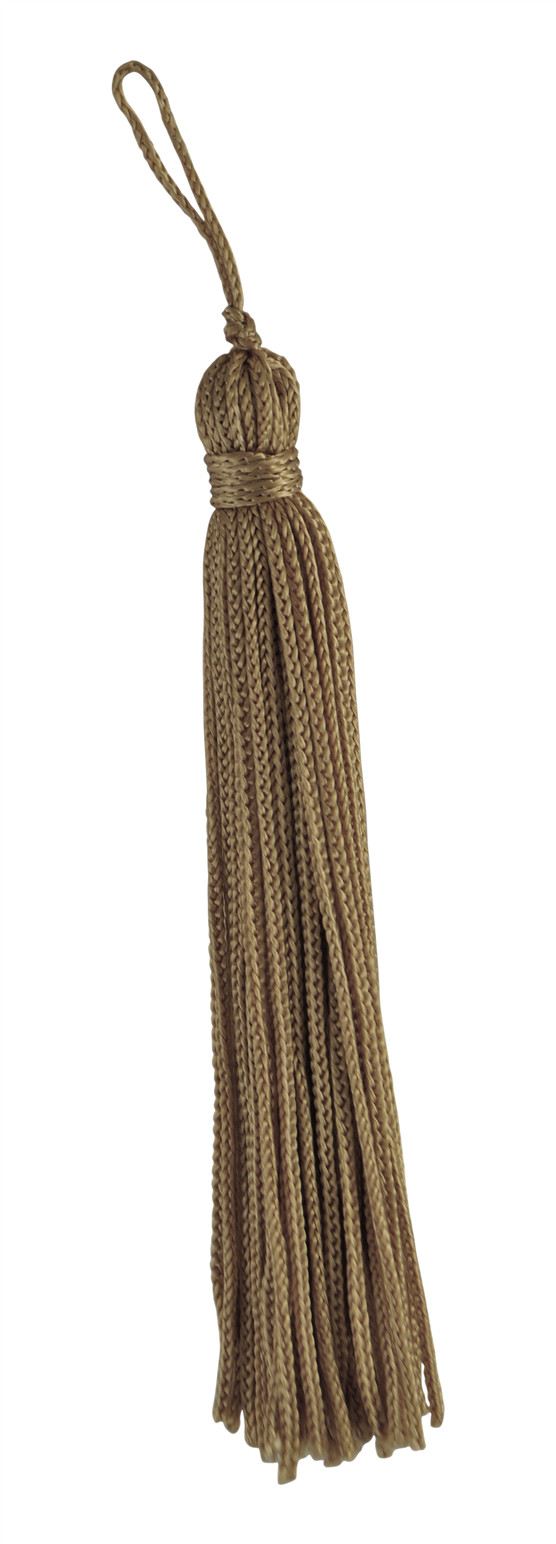 Sandstone Light Beige / 4"" Chainette Tassels / Color:A10 [Set of 10]