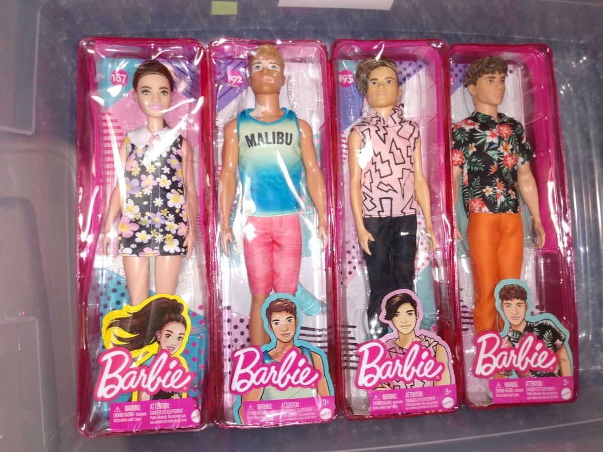 Barbie Ken Doll Lot Vintage Fashionistas