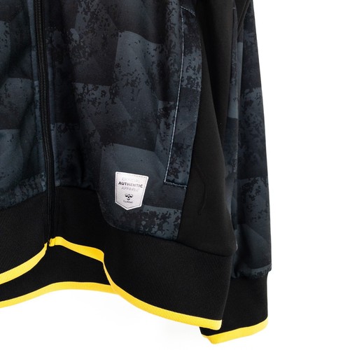 Hummel Wasps Grey Black Yellow Full Zip High Neck Jacket - Size 3XL - Picture 18 of 23