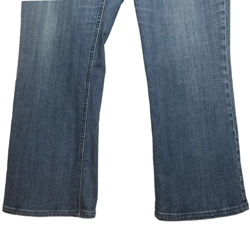 Chicos Platinum Jeans Women Straight Leg High Rise Med Wash Denim Sz 3 16/18 - Picture 6 of 12