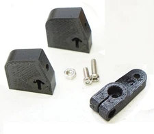 Team Losi Mini-B 2.0 Upgrade HD Servo Mounts + Horn for Savox Micro Servo 