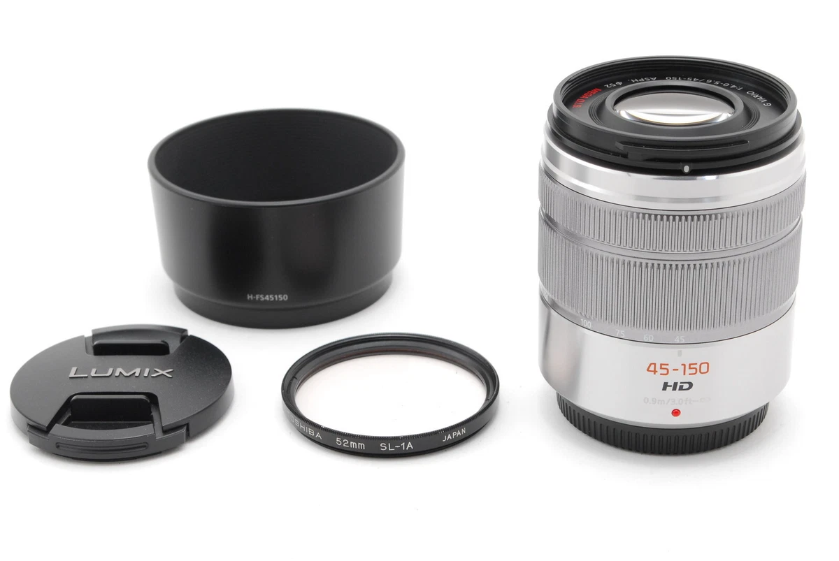 【Mint】Panasonic Lumix G Vario 45-150mm/f4.0-5.6 Asph./mega O.i.s. From Japan