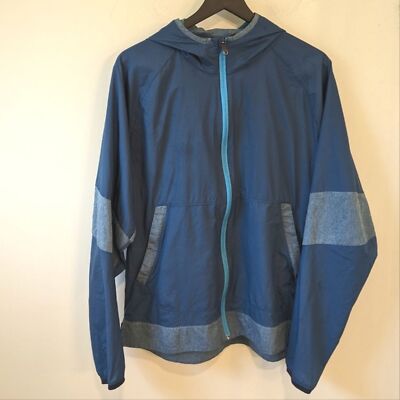 Lululemon Men's Blue Lightweight Vented Running Windbreaker Lululemon Men's Blue Lightweight Vented Running Windbreaker