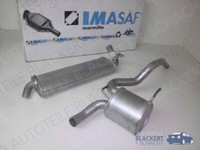 Imasaf Auspuffset Mitteltopf + Endtopf für Opel Combo 1.4 CNG (X12) 2012-