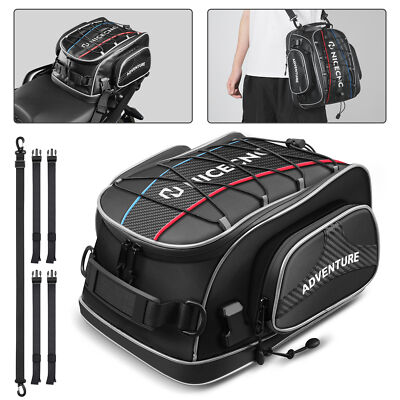 Motorrad Heck Tasche Hinteren Sitz Pack Reisegepäck Tragetasche