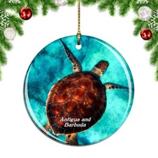 Antigua and Barbuda Christmas ornament city travel souvenir